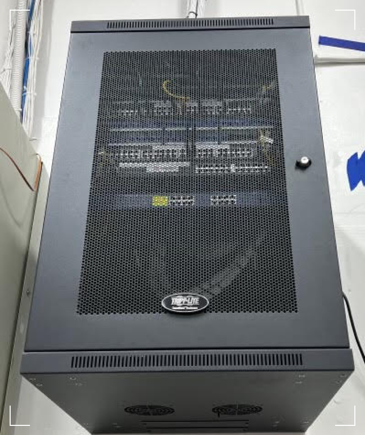 Turnkey Commercial Network Cabinet Installation With CAT6A Infrastructure — Corporate Offices project in California
