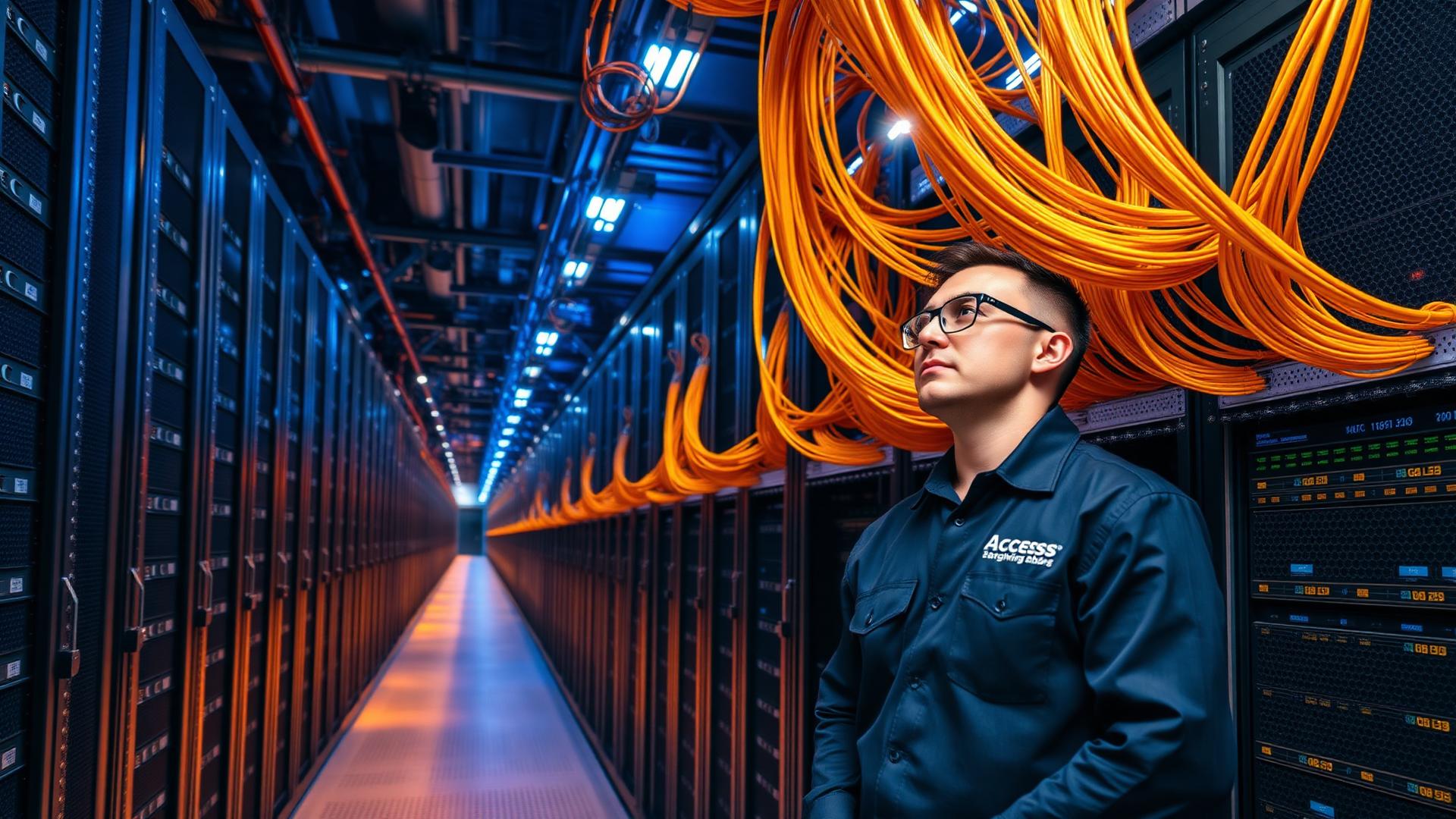 High-density data-center cabling engineered for GPU and AI-workload rack power and bandwidth.